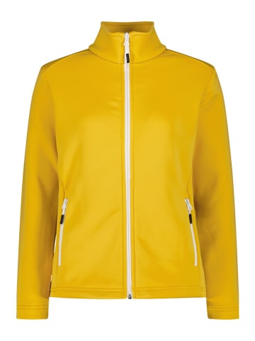 Fleecejacke in Gelb