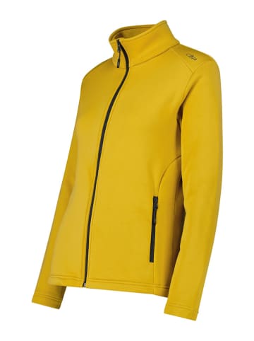Fleecejacke in Gelb