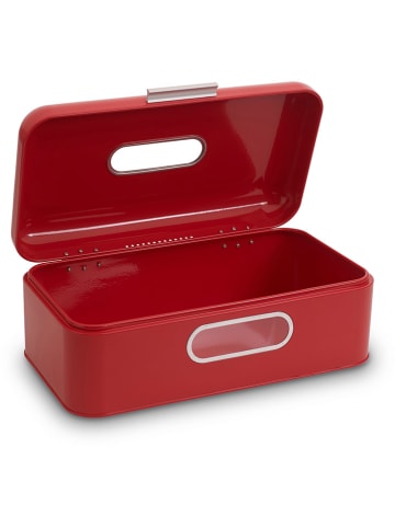 Brotkasten in Rot - (B)42,5 x (H)17 x (T)23,8 cm