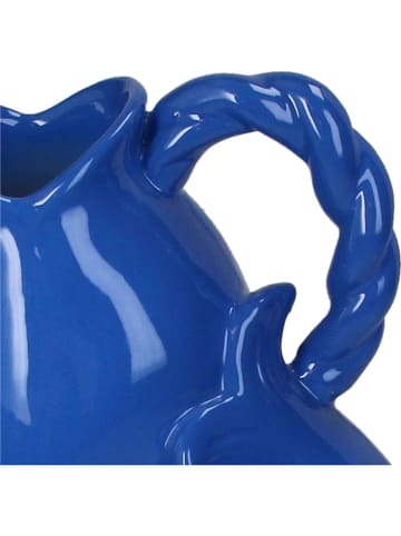 Vase in Blau - (B)13,5 x (H)20 x (T)9,5 cm