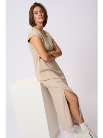 Kleid in Beige/ Beige