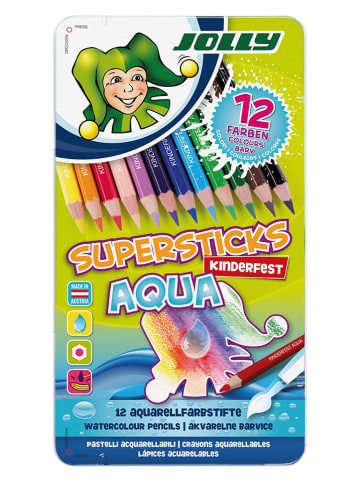 Aquarellstifte "Superstick" - 12 Stück