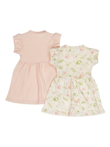 2er-Set: Kleid in Beige/ Rosa