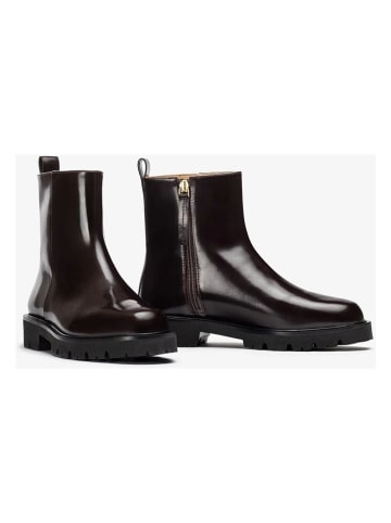 Leren boots "Faye" zwart