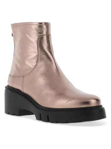 Leren boots "Jorge" goudkleurig