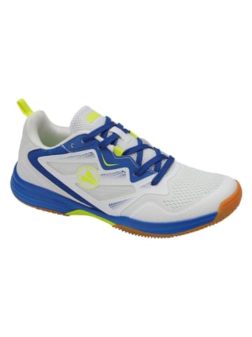 Sportschuhe "Gitter" in Weiß/ Blau/ Gelb
