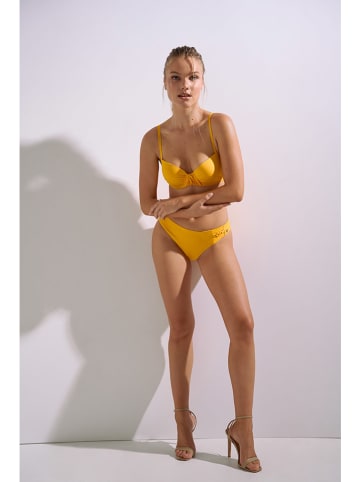 Figi bikini "Palma" w kolorze żółtym