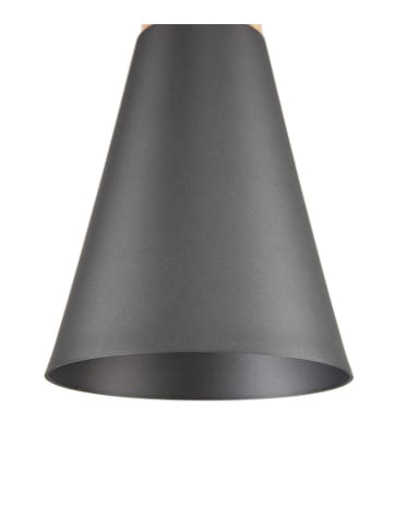 Lampa wisząca "Biscones" w kolorze jasnobrązowo-czarnym - wys. 142 x Ø 14 cm