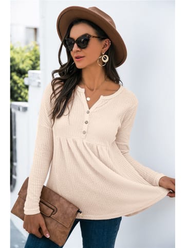 Blouse abrikooskleurig