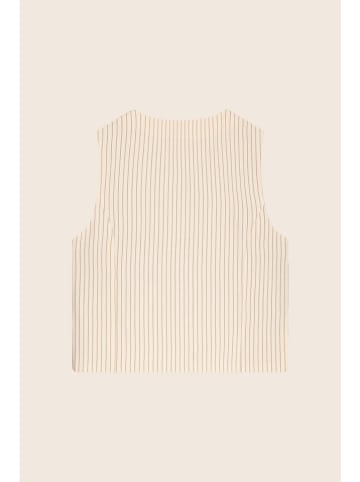Gilet "Cameron" crème/beige