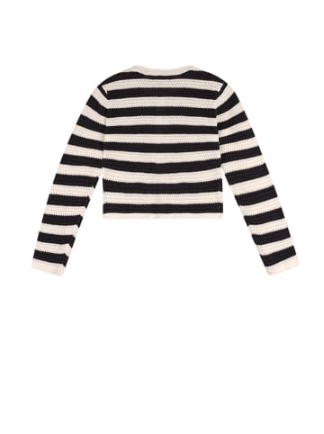 Cardigan "Aiko" in Weiß/ Schwarz