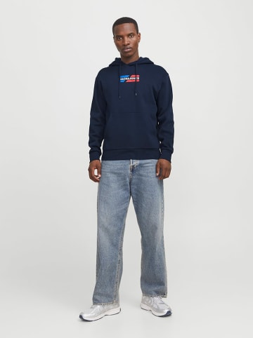 Hoodie "Jjcorp" in Dunkelblau