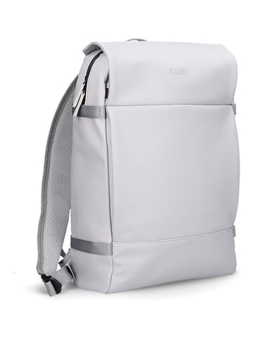 Rucksack in Weiß/ Grau - (B)31 x (H)41 x (T)15 cm