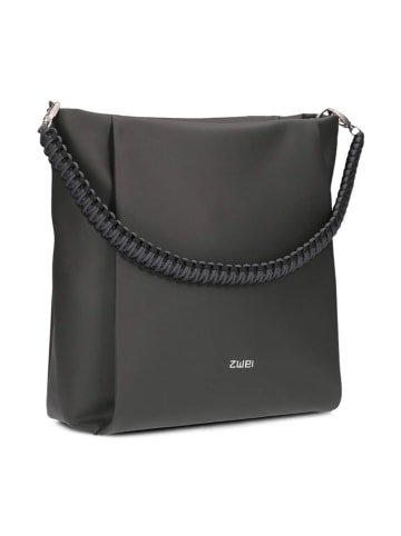 Schultertasche in Anthrazit - (B)31 x (H)30 x (T)12 cm