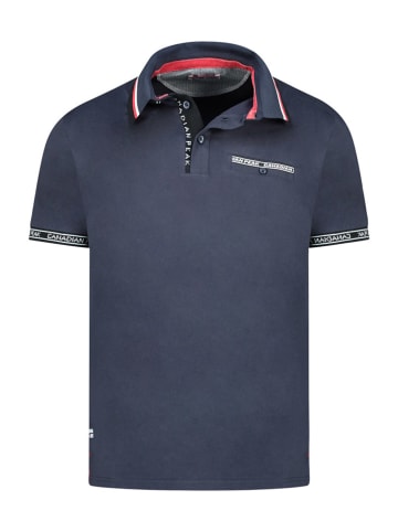 Koszulka polo "Klarkeak" w kolorze granatowym