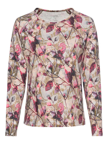 Longsleeve in Beige/ Rosa