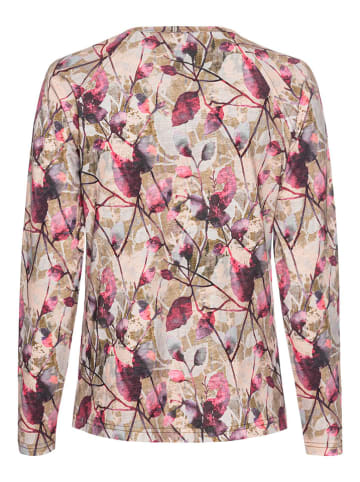 Longsleeve in Beige/ Rosa