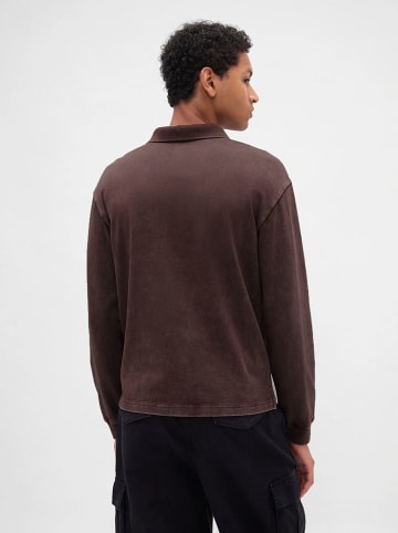 Poloshirt in Braun