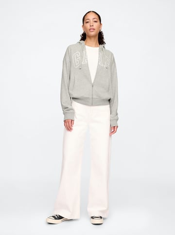 Sweatjacke in Grau