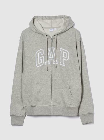 Sweatjacke in Grau