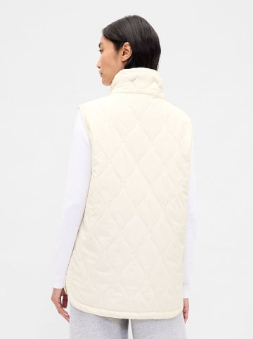 Steppweste  in Creme