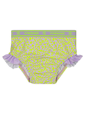 Bikini-Hosen "Zinga" in Lila/ Gelb