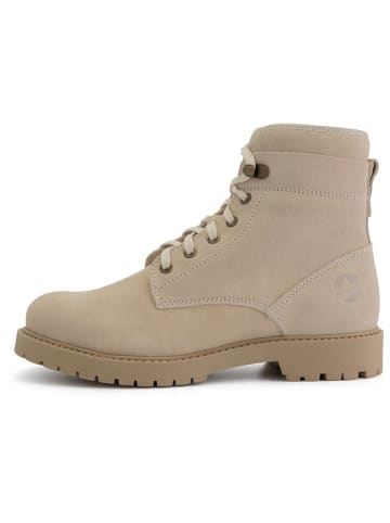 Leder-Boots "Blegna" in Beige