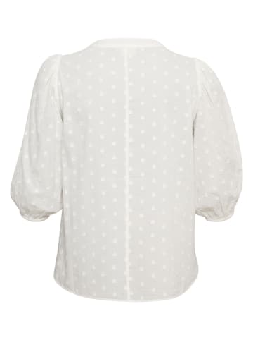 Bluse in Creme