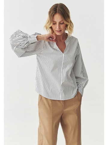 Bluse in Weiß/ Schwarz