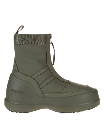 Kozaki "Luna Zip Stiefel" w kolorze khaki