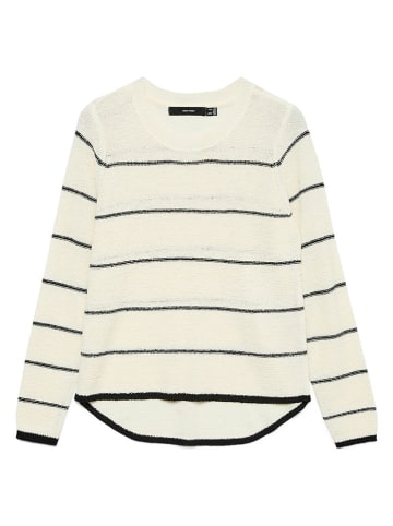 Pullover  in Creme/ Schwarz