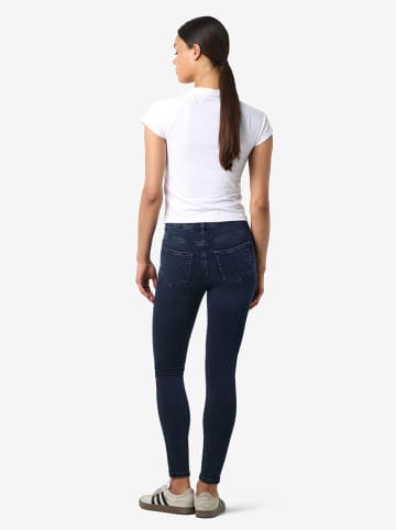 Spijkerbroek "Nmsendie" - skinny fit - donkerblauw