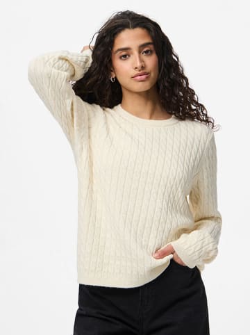Sweter "Pcfia" w kolorze kremowym