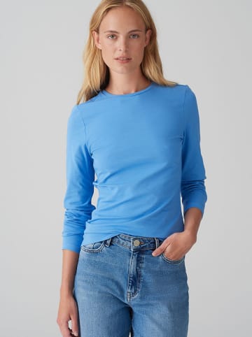 Longsleeve in Blau