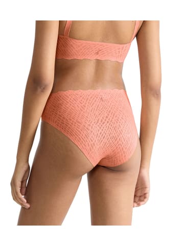Figi high waist "Zero Feel" w kolorze brzoskwiniowym