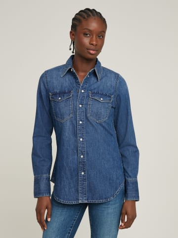 Spijkerblouse blauw