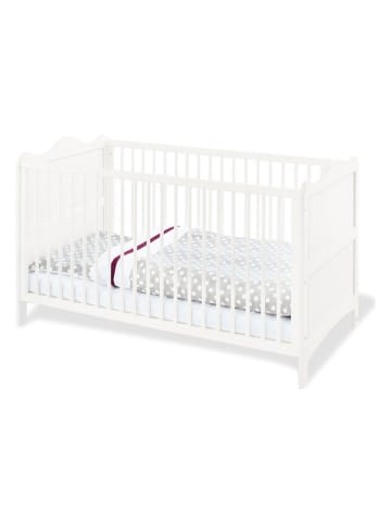 Kinderbett "Florentina" in Weiß - (L)146 x (B)76 x (H)85 cm