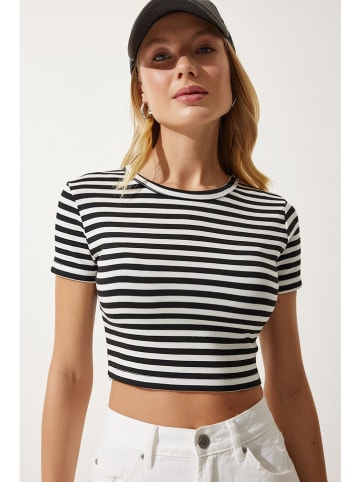 Shirt zwart/wit
