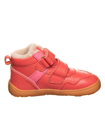 Leder-Barfußschuhe in Pink