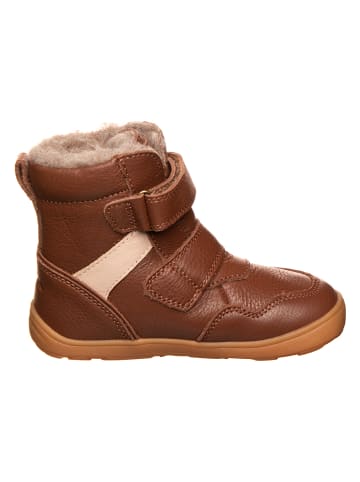 Leder-Barfußschuhe  in Hellbraun