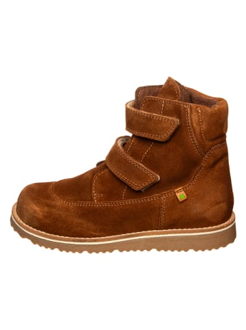 Leren winterboots bruin