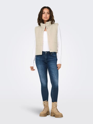 Teddyweste in Beige