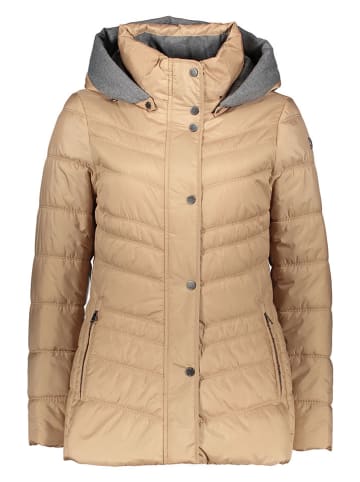 Steppjacke in Beige