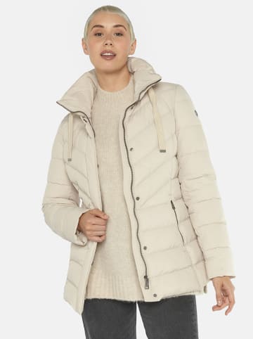 Steppjacke in Creme