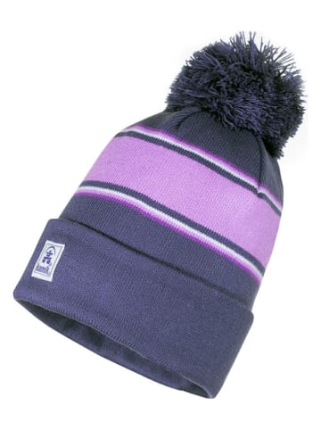 Muts met pompon ''Dunes'' paars