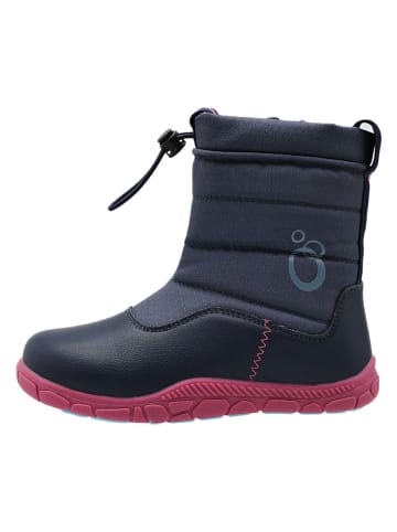 Barfuß-Winterstiefel in Dunkelblau