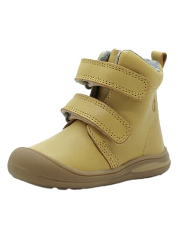 Leder-Boots in Gelb
