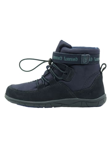 Leder-Barfuß-Boots in Dunkelblau