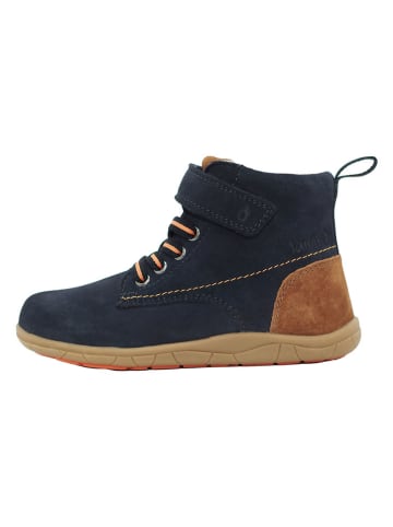 Leder-Barfußschuhe in Dunkelblau