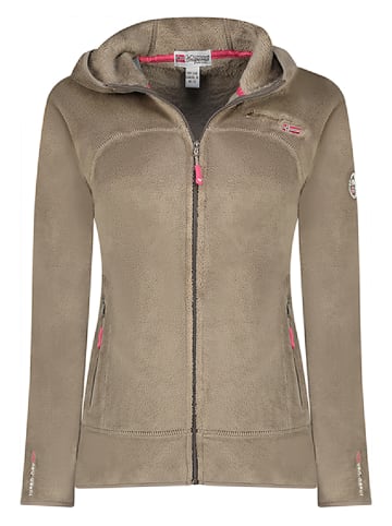 Fleece vest "Uternel" taupe